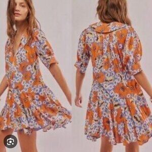 Free People Sugsr Crush Cobalt Combo Mini Drexs Size M NEW